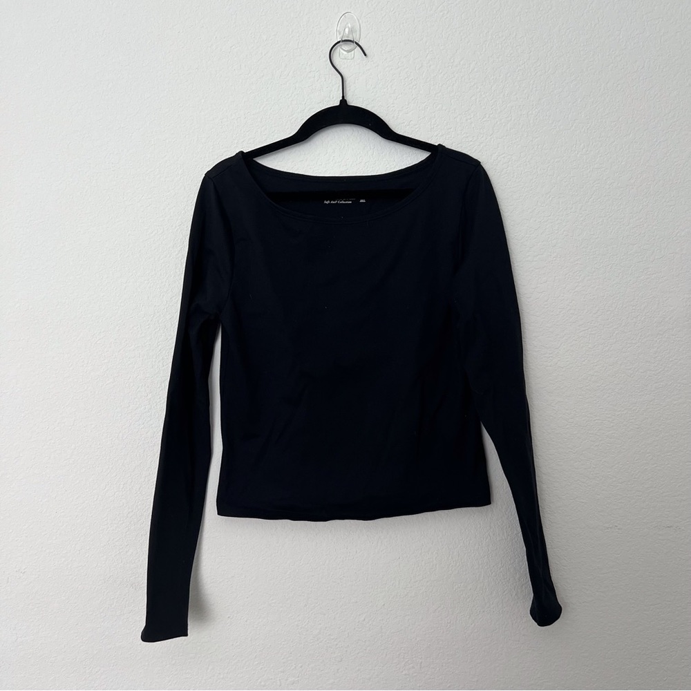 Abercrombie & Fitch Soft AF Collection Black Long Sleeve Size M